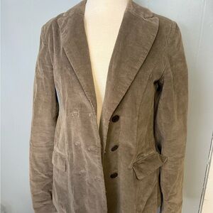 Silvian Heach Brown Corduroy double breasted Blazer. Size xl. Runs small